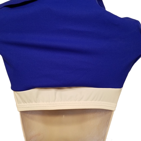 Land's End Racerback Performance Swim Tank Top Size 4 - Picture 4 of 7